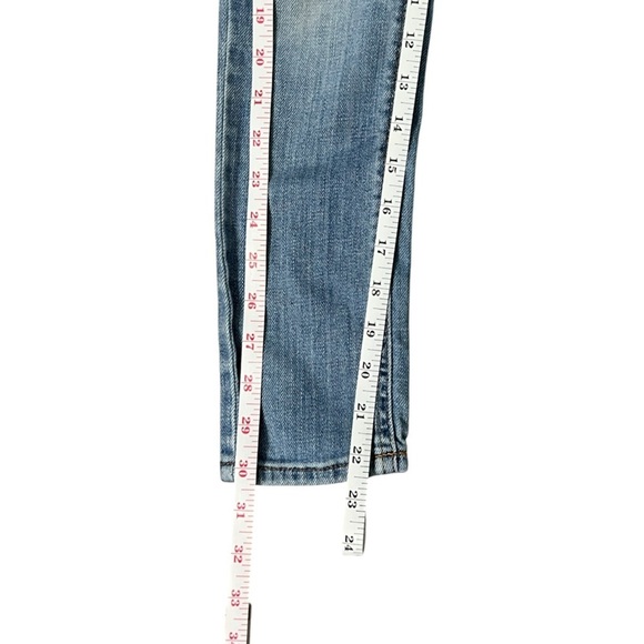 Cat & Jack Girl Distressed Blue Jeans W/ Iridescent Sequins - Size 8 - Picture 8 of 11